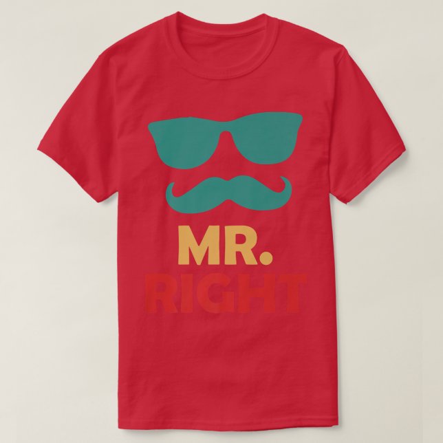 Camiseta Novio de la fiesta de soltero dice Sr. (Diseño del anverso)