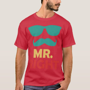 Camiseta Novio de la fiesta de soltero dice Sr.