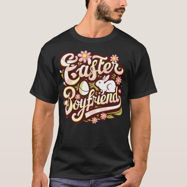 Camiseta Novio de Pascua Valentine Relación Huevo (Anverso)
