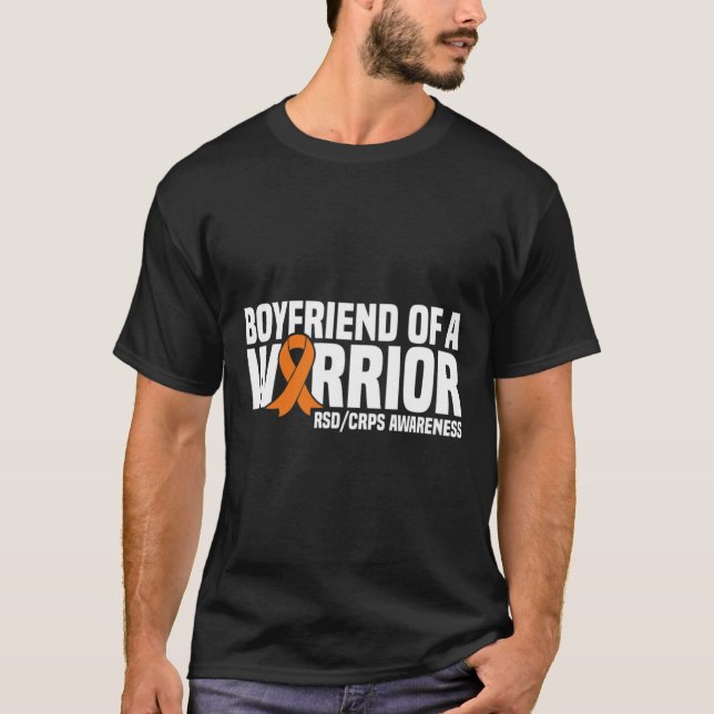 Camiseta Novio de un guerrero Naranja Ribbon RSDCRPS (Anverso)