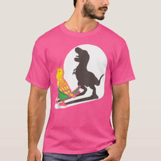 Camiseta Novio Dinosaurio Zookeeper Paleontólogo Budgie Par