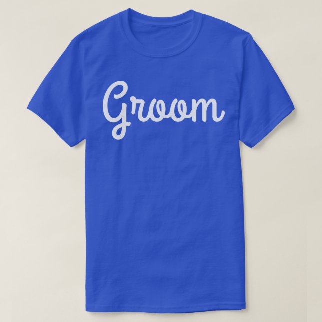 Camiseta Novio en Boda (Diseño del anverso)