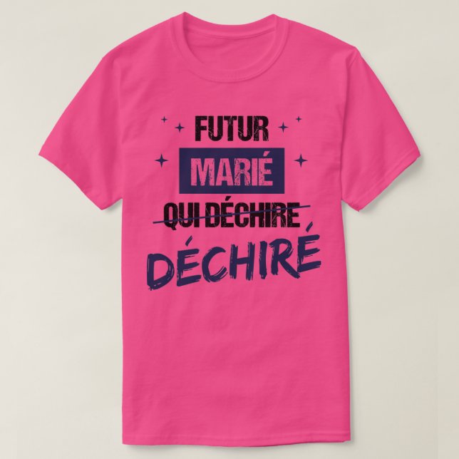 Camiseta Novio futuro que rasga (Diseño del anverso)