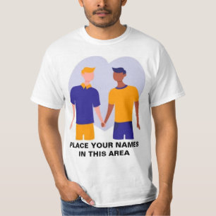 Camiseta Novio Gay Personalizado