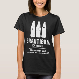 Camiseta Novio JGA Hombres Despedida de soltero Me caso