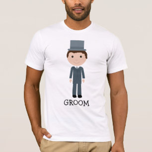 Camiseta Novio lindo del dibujo animado