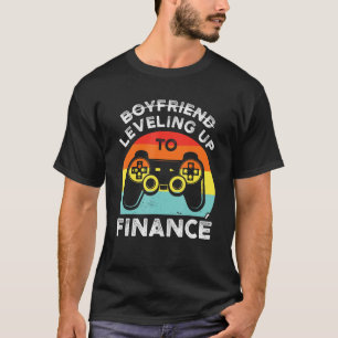 Camiseta Novio masculino levanta a novio financiero