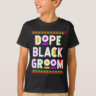 Camiseta Novio negro afroamericano mes de la historia negra