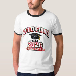 Camiseta Novio Orgulloso De Un Graduado De 2026 Varsity