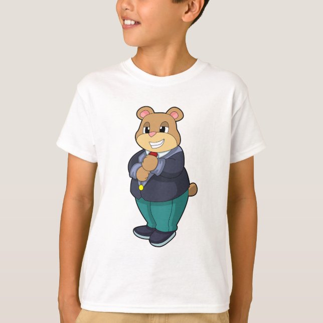 Camiseta Novio Oso con Traje (Anverso)