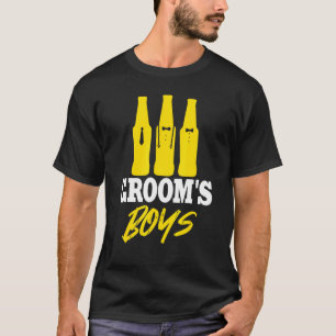 Camiseta Novio Padrinos de Boda Entoourage Padrino Amigos S