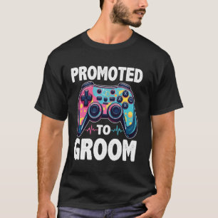 Camiseta Novio Pronto Videojugador Ascendido a Novio