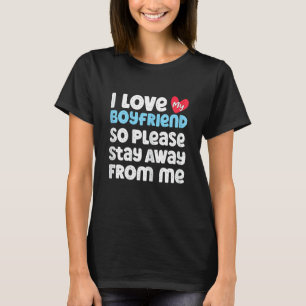 Camiseta Novio romántica de corazón de las mujeres