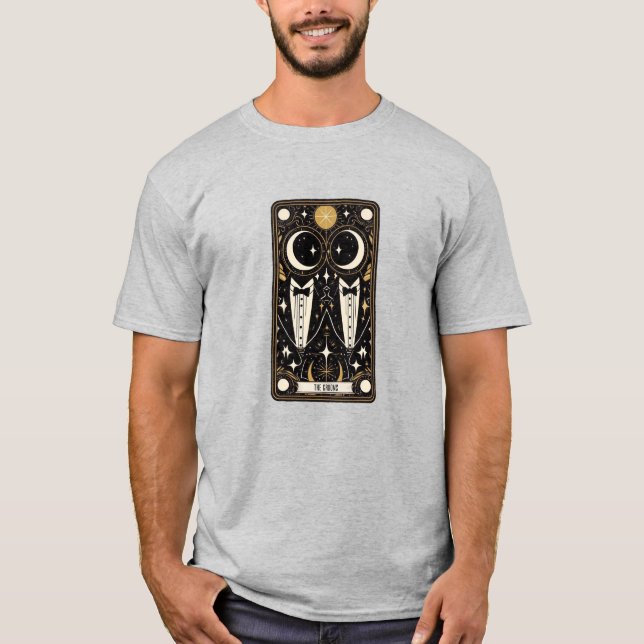 Camiseta Novios de Tarot de Boda (Anverso)