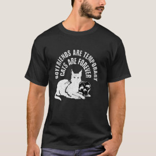 Camiseta Novios Son Gatos Temporales Son Divertidos Para Si