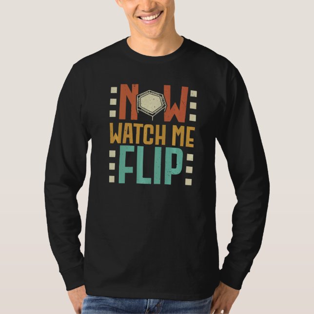 Camiseta Now Watch Me Flip Trampoliner Trampolining Trampol (Anverso)