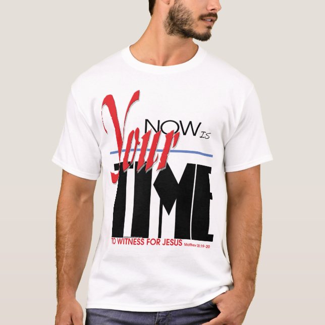 Camiseta nowisyourtimelarge (Anverso)