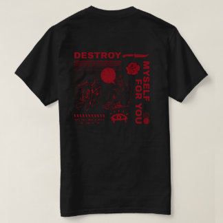 CAMISETA NØX STUDIOS — DESTROY MYSELF FOR YOU