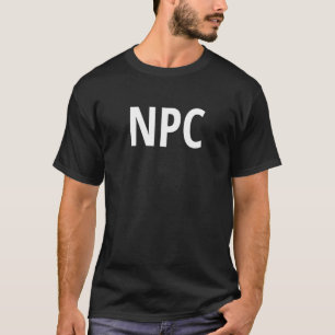 Camiseta NPC Carácter no jugador NPC Gaming NPC 4