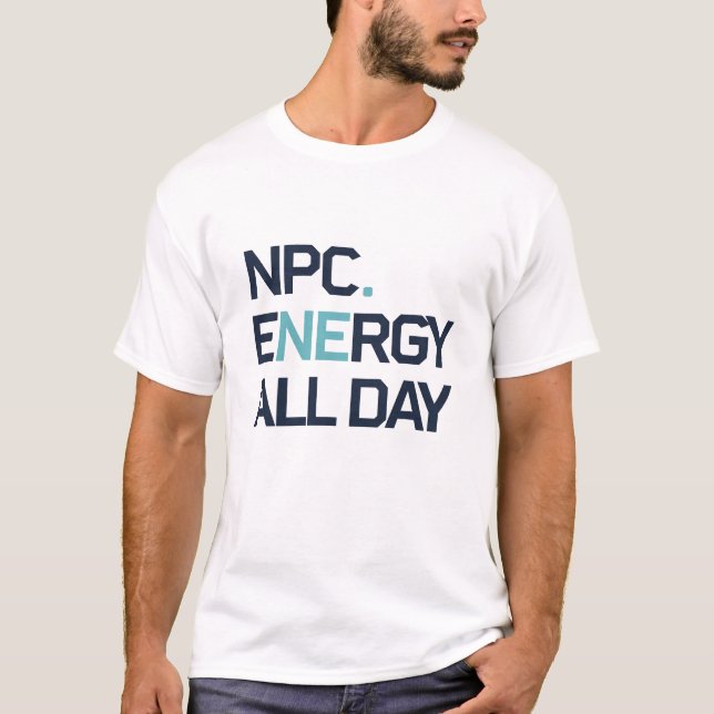 Camiseta NPC Energy All Day (Anverso)