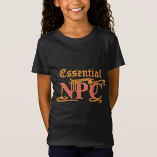 Camiseta NPC esencial No maim Rob ni matar RPG divertidos