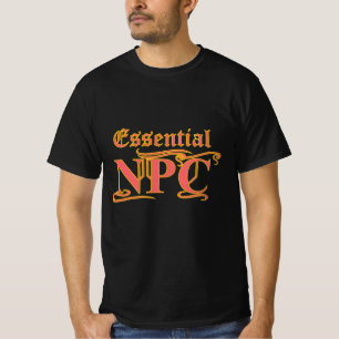 Camiseta NPC esencial No maim Rob ni matar RPG divertidos