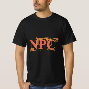 Camiseta NPC No Maim Rob ni Matar RPG divertida