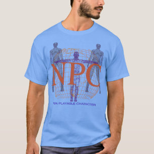 Camiseta NPC Retro Y2K Gráfica no reproducible para PC・