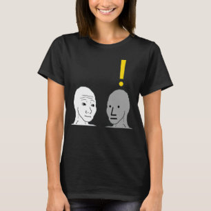 Camiseta NPC Wojak Meme