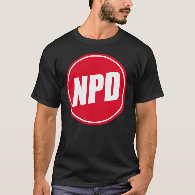 Camiseta NPD: National-Demokratische Partei Deutschlands (Anverso)