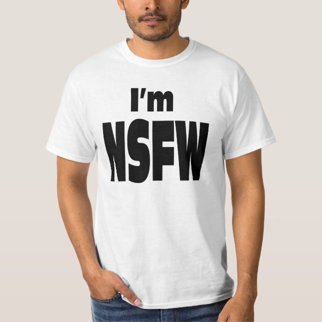 CAMISETA NSFW. (Anverso)