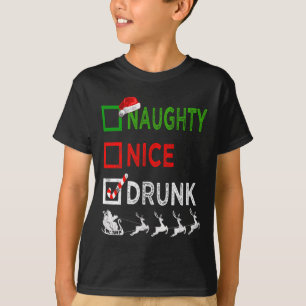 Camiseta Ntrapizados Navidades ebrios Pajamas Funny Santa H