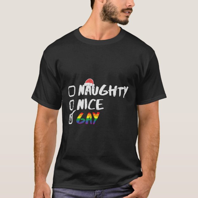 Camiseta Ntraviesa Gay Rainbow Funny Gay Pride Lgbt Chris (Anverso)