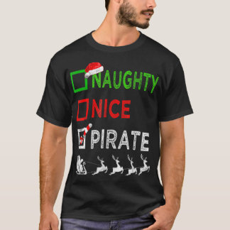 Camiseta Ntraviesa Navidades piratas graciosos renos de San