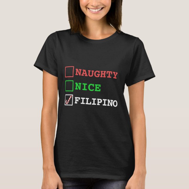 Camiseta Ntrísima Niza Filipinas Navidades divertidos (Anverso)