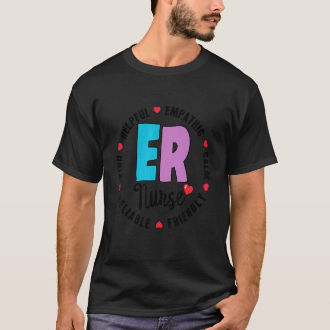 Camiseta Nu Registrada Por El Escuadrón De Enfermeras De Em (Anverso)