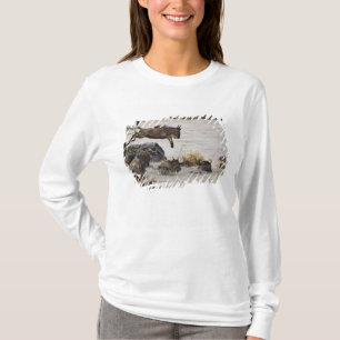 Camiseta Ñu saltando al río Mara