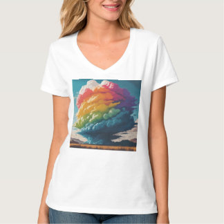 Camiseta Nube arcoiris
