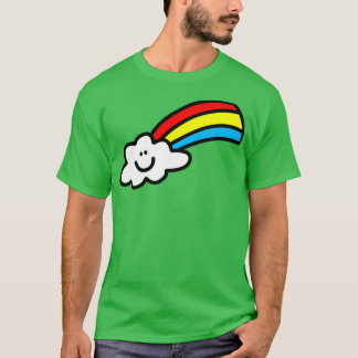 Camiseta Nube arcoiris feliz