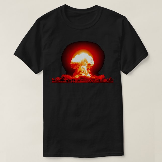 Camiseta Nube de hongos 5 (Diseño del anverso)