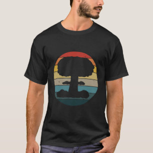 Camiseta Nube de hongos Nube Nuclear Vintage Sol Retro Bomb