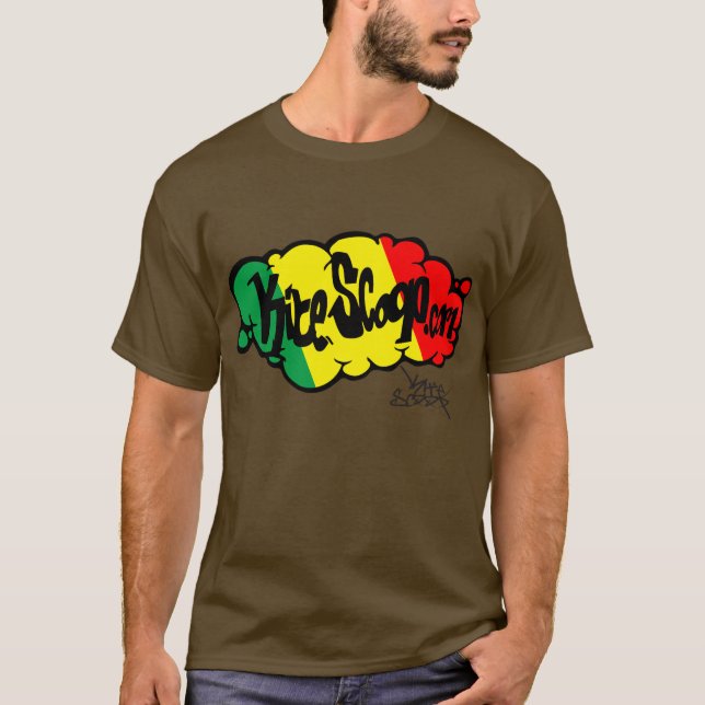 Camiseta Nube de Kitescoop Rasta (Anverso)