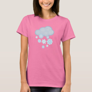Camiseta nube de la nieve