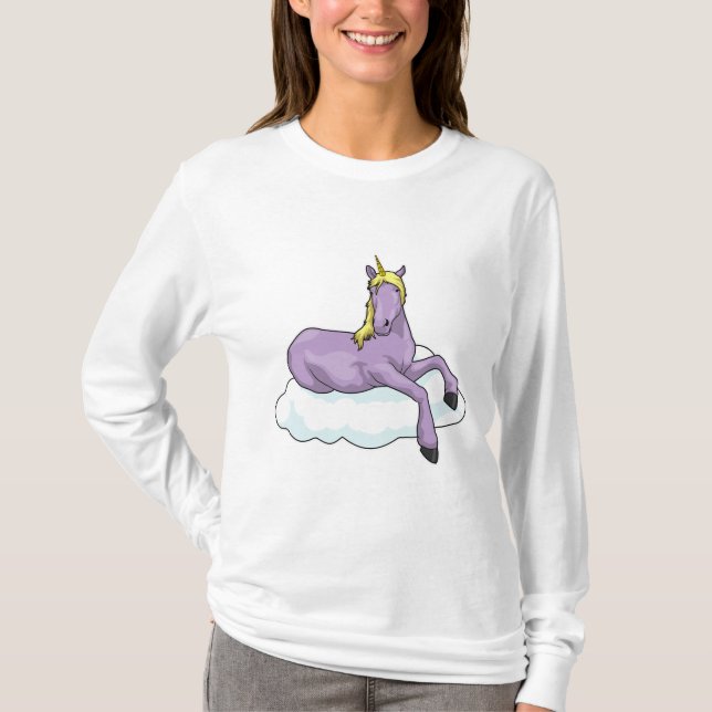 Camiseta Nube de unicornio (Anverso)