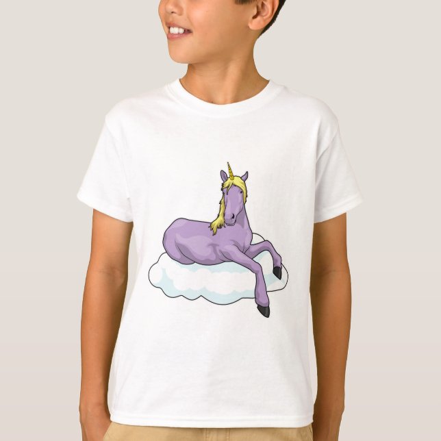 Camiseta Nube de unicornio (Anverso)