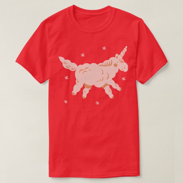Camiseta Nube de unicornio (Diseño del anverso)