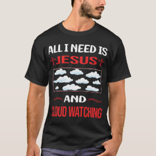 Camiseta Nube divertida de Jesús vigilando