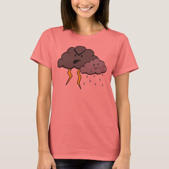 Camiseta Nube enojada (Anverso)