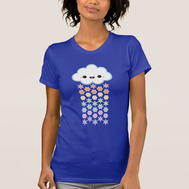 Camiseta Nube linda de la nieve (Anverso)