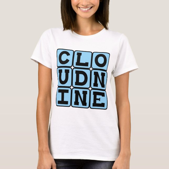 Camiseta Nube Nueve, Sintiendo Gran (Anverso)